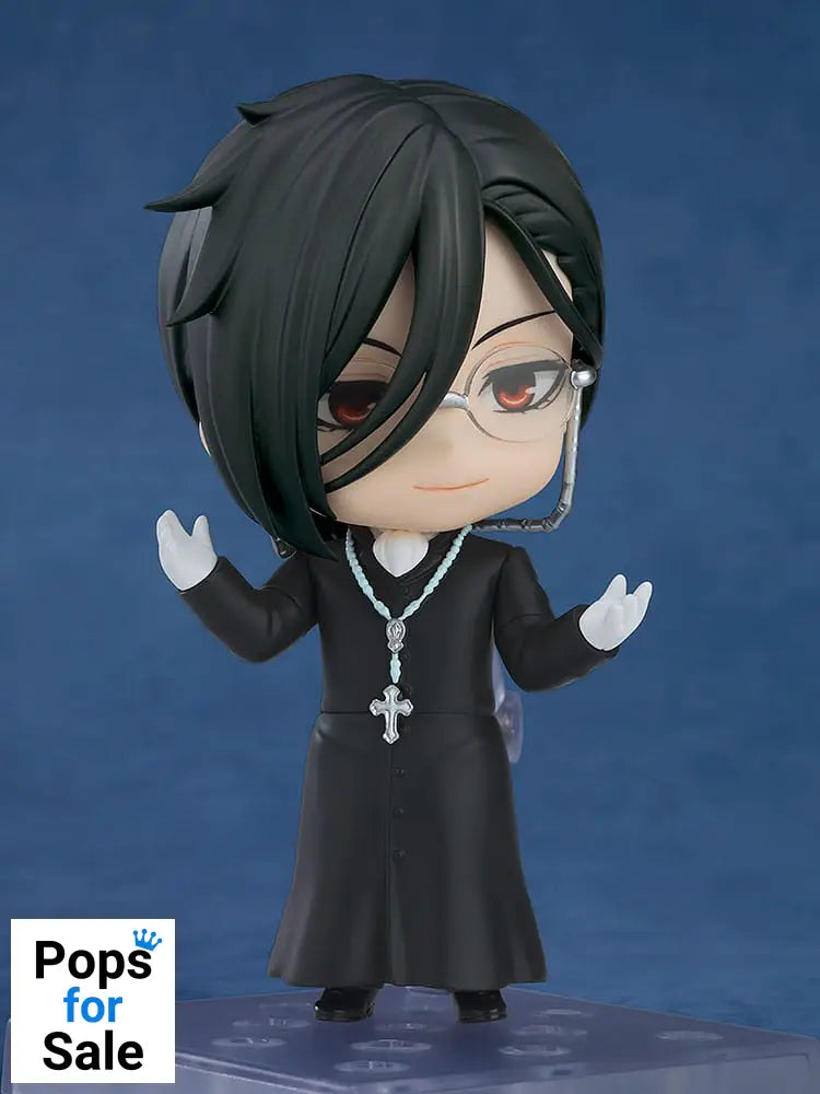 Black Butler: Boarding School Arc Nendoroid Action Figure Sebastian Michaelis: Sapphire Owl Ver. 10 cm