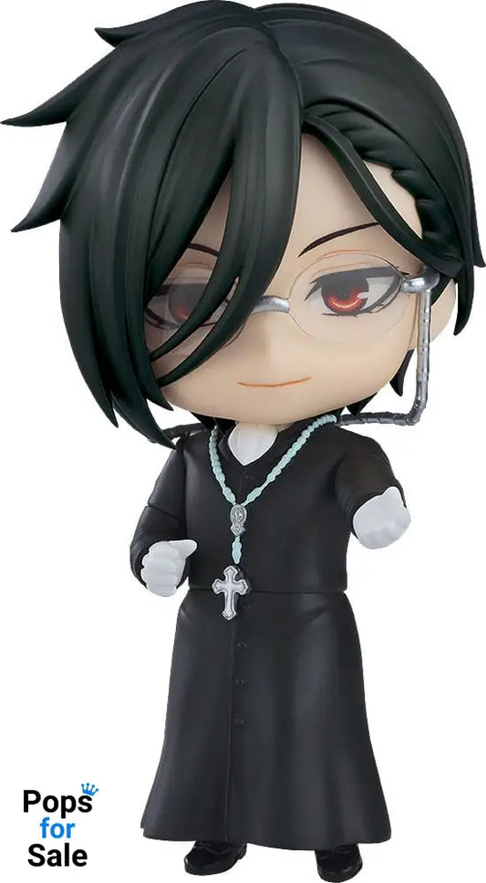 Black Butler: Boarding School Arc Nendoroid Action Figure Sebastian Michaelis: Sapphire Owl Ver. 10 cm Action figures