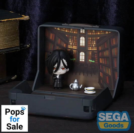 Black Butler: Boarding School Arc Petite World Memories Mini Figure Sebastian Michaelis (EX) 8 cm