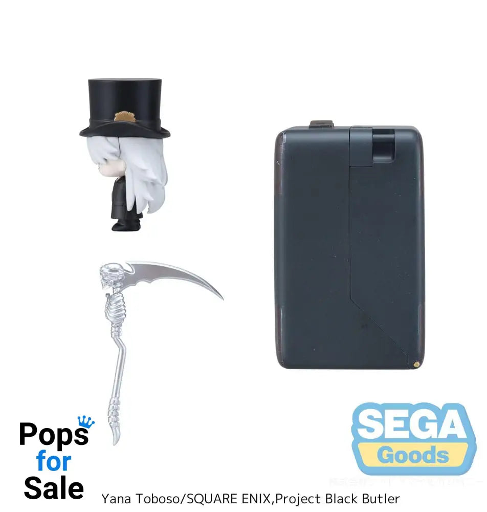 Black Butler: Boarding School Arc Petite World Memories Mini Figure Undertaker (EX) 8 cm