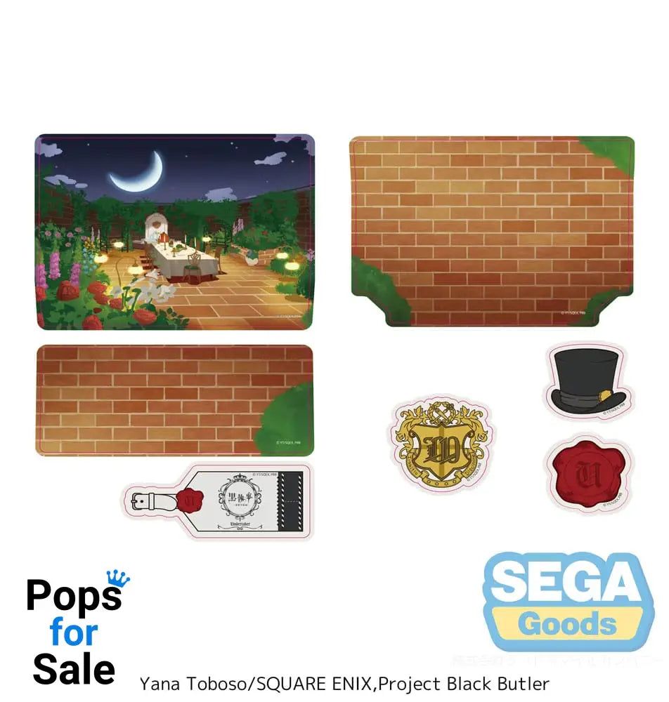 Black Butler: Boarding School Arc Petite World Memories Mini Figure Undertaker (EX) 8 cm