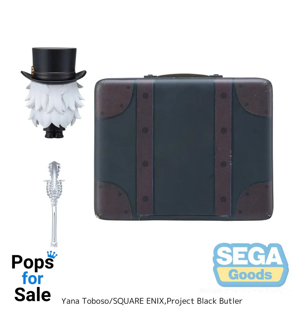 Black Butler: Boarding School Arc Petite World Memories Mini Figure Undertaker (EX) 8 cm