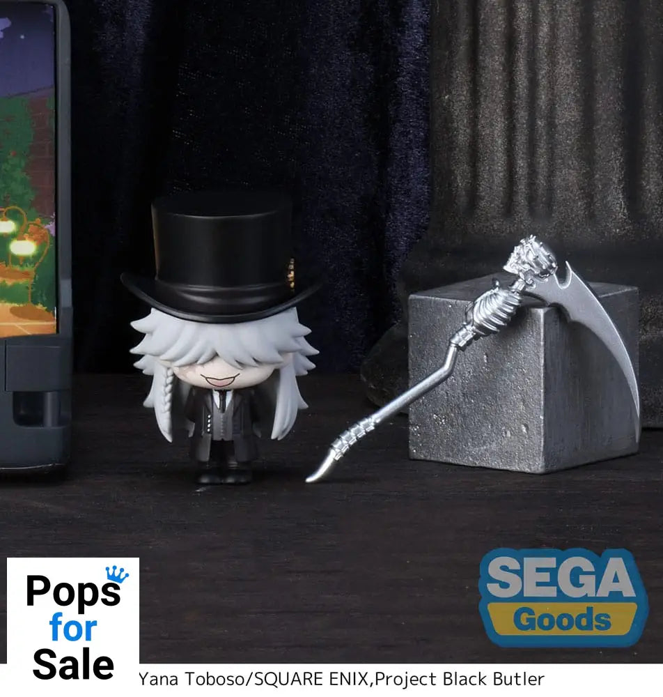 Black Butler: Boarding School Arc Petite World Memories Mini Figure Undertaker (EX) 8 cm