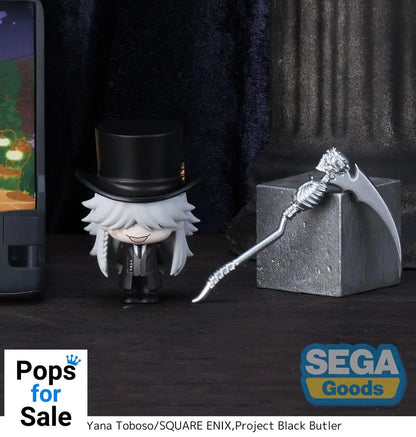 Black Butler: Boarding School Arc Petite World Memories Mini Figure Undertaker (EX) 8 cm