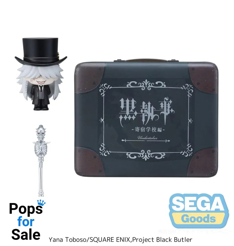 Black Butler: Boarding School Arc Petite World Memories Mini Figure Undertaker (EX) 8 cm