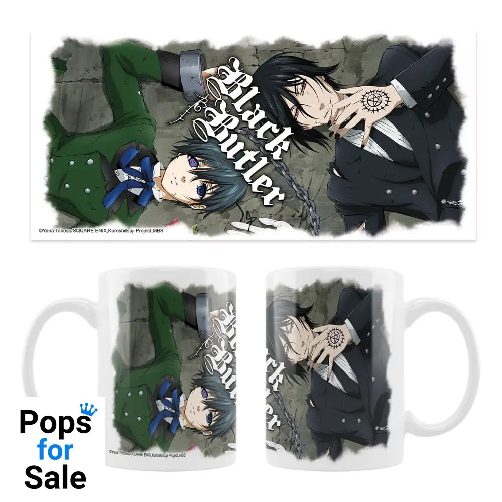 Black Butler Ceramic Mug Ciel Sebastian Cups & Mugs