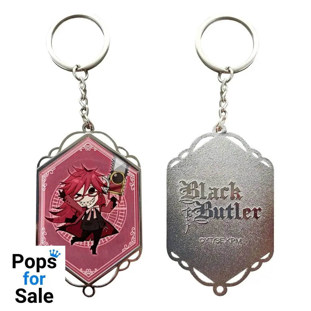 Black Butler PVC Keychain Grell Keyrings