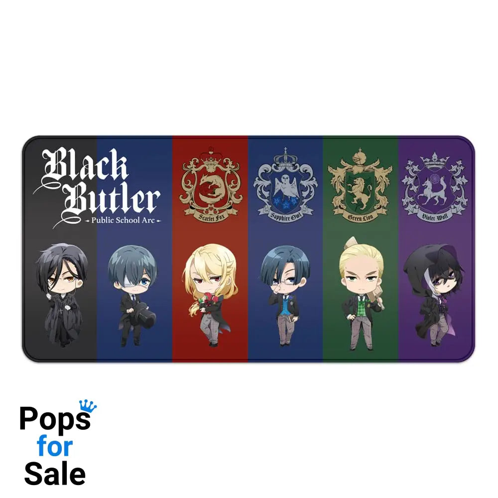 Black Butler XXL Mousepad Chibi & Emblem