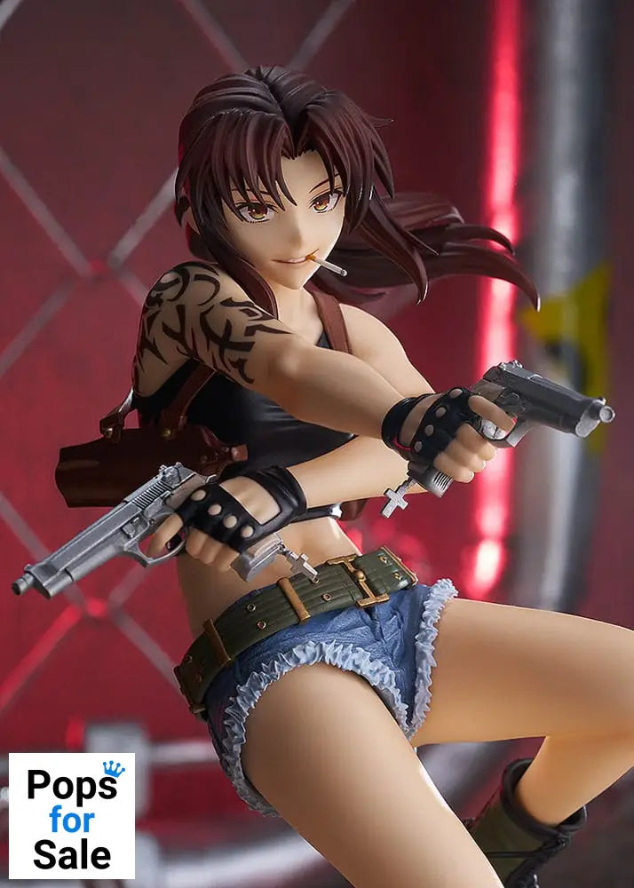 Black Lagoon Pop Up Parade PVC Statue Revy L Size 21 cm