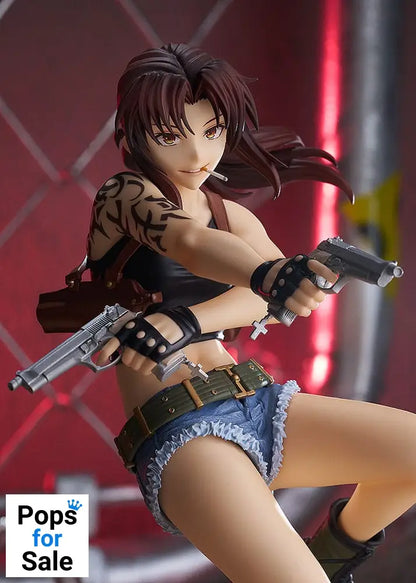Black Lagoon Pop Up Parade PVC Statue Revy L Size 21 cm
