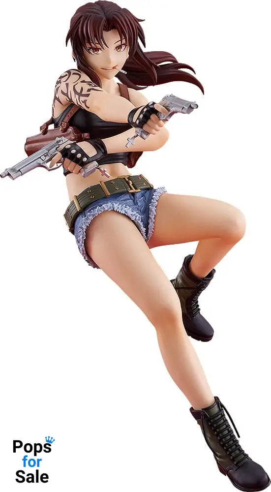 Black Lagoon Pop Up Parade PVC Statue Revy L Size 21 cm Statues