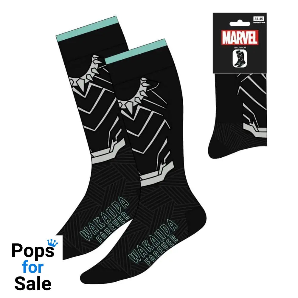 Black Panther Socks Wakanda Forever 38-45 Footwear