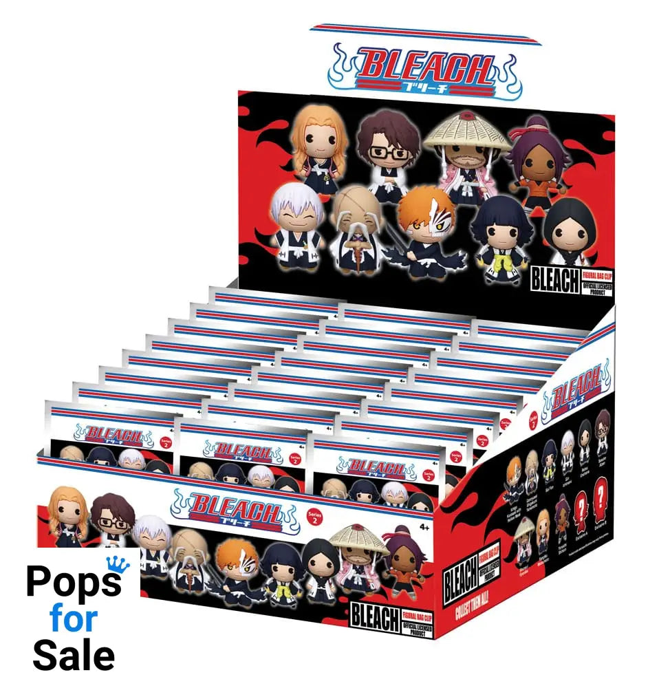 Bleach 3D PVC Bag Clips  Series 2 Display (24)