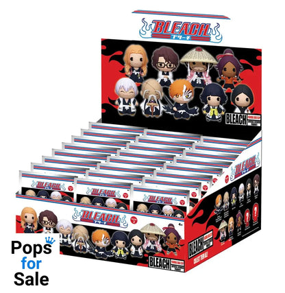 Bleach 3D PVC Bag Clips  Series 2 Display (24)
