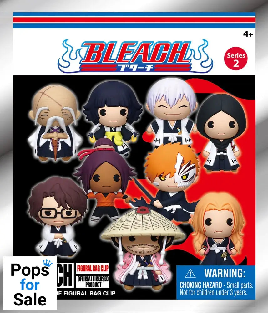 Bleach 3D PVC Bag Clips  Series 2 Display (24)