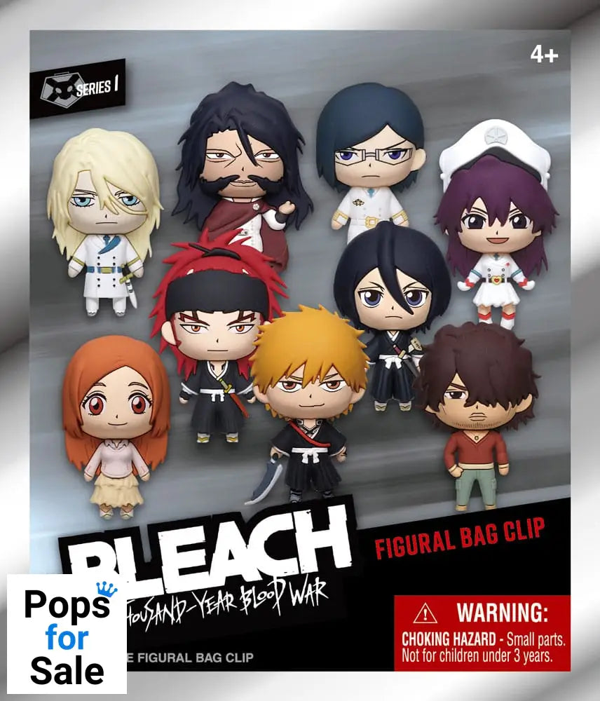 Bleach Thousand-Year Blood War 3D Foam Bag Clips Series 1 Display (24)