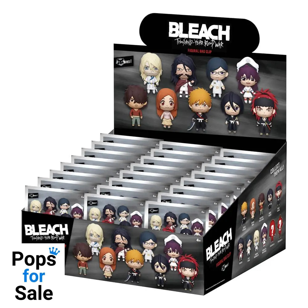 Bleach Thousand-Year Blood War 3D Foam Bag Clips Series 1 Display (24)