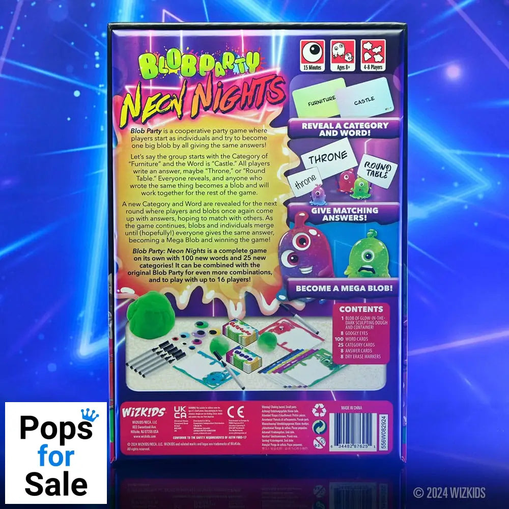 Blob Party Strategy Game Neon Nights *English Version*