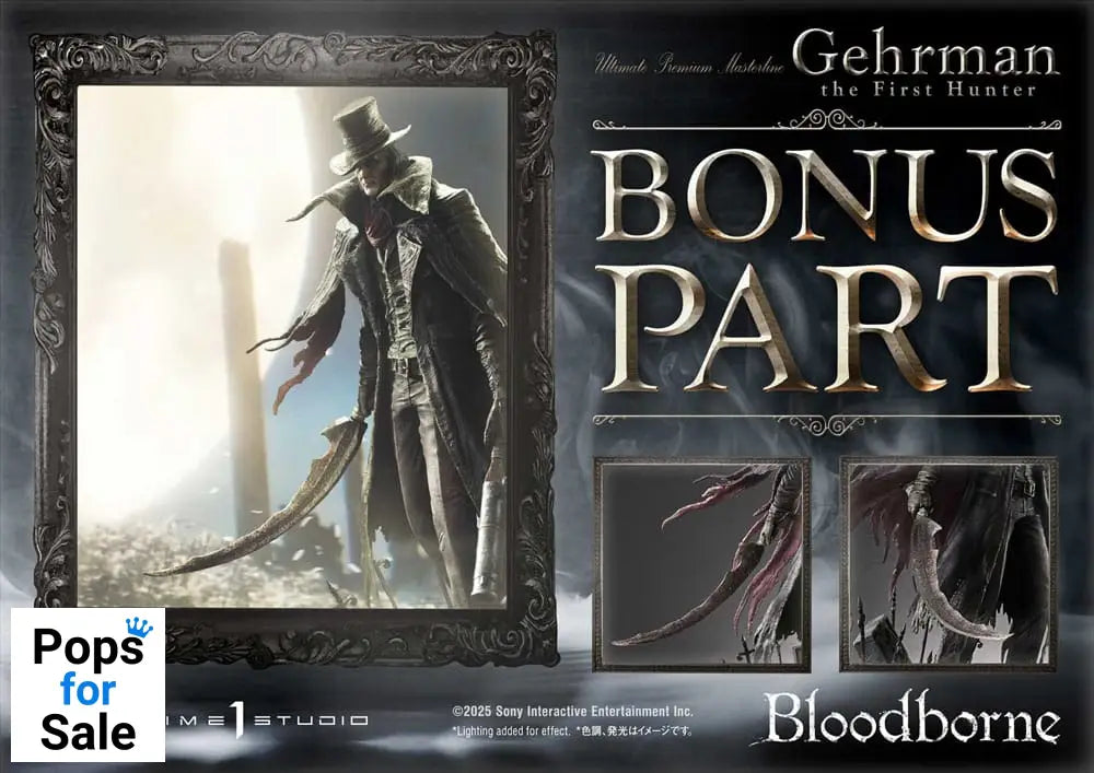 Bloodborne Ultimate Premium Masterline Series Statue 1/4 Gehrman Bonus Version 68 cm