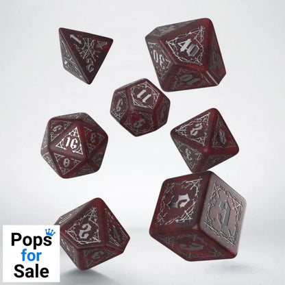 Bloodsucker Dice Set Scarlet (7) Dice