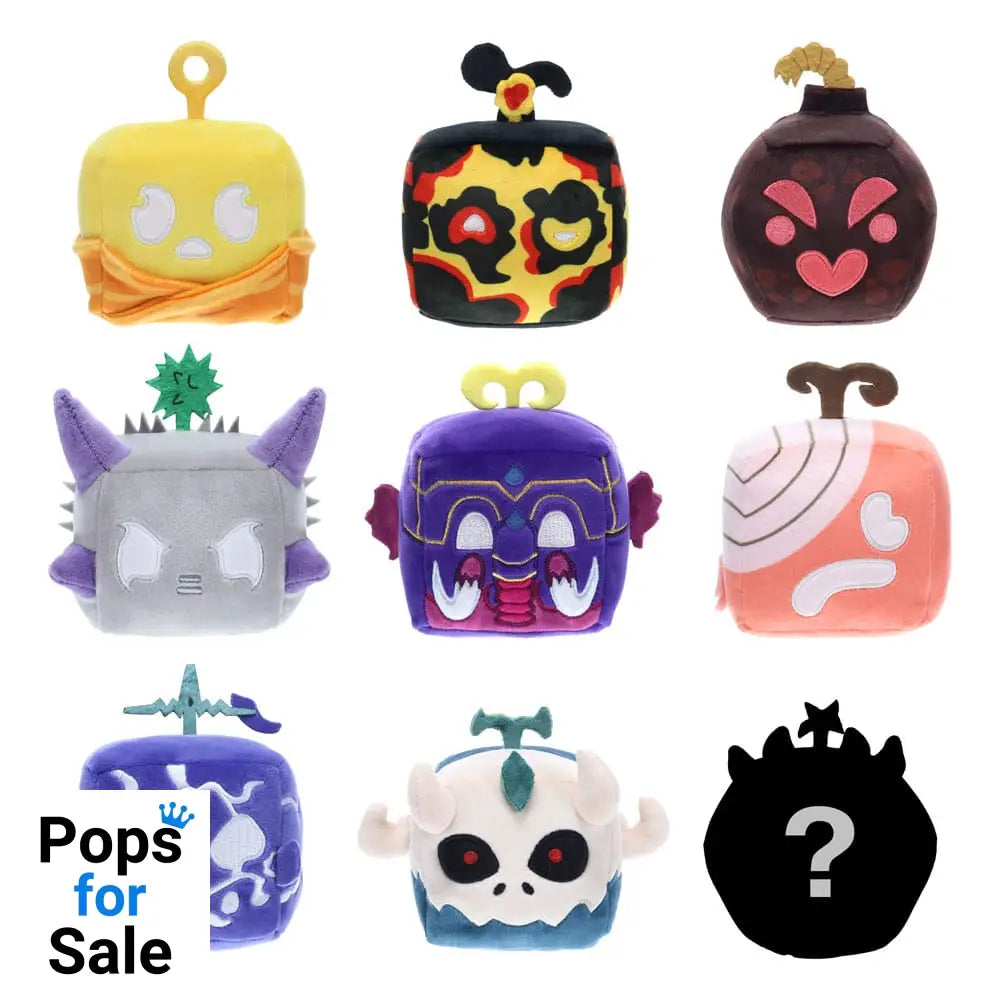 Blox Fruits Plush Figures 10 cm Mystery Plush Series 2 Display (9) Plushes