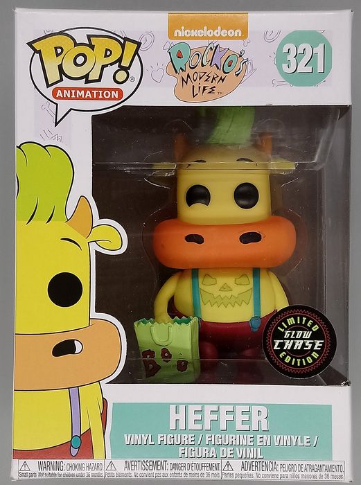#321 Heffer (Halloween) Glow Chase Nickelodeon Rockos Box Damaged Funko POP