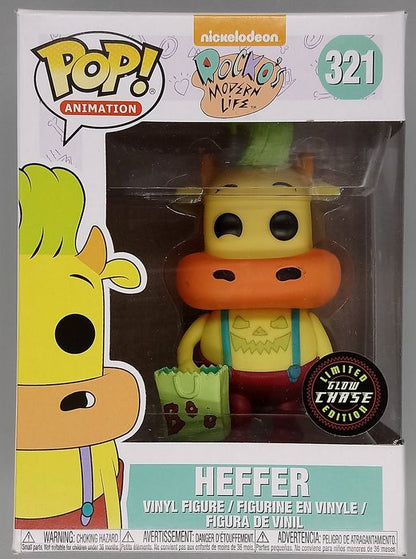 #321 Heffer (Halloween) Glow Chase Nickelodeon Rockos Box Damaged Funko POP
