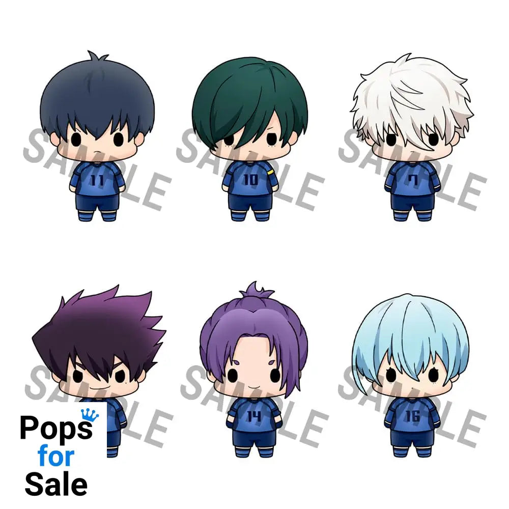 Blue Lock Chokorin Mascot Series Trading Figure 6-Pack Vol. 2 5 cm Mini-figures,Blind Boxes