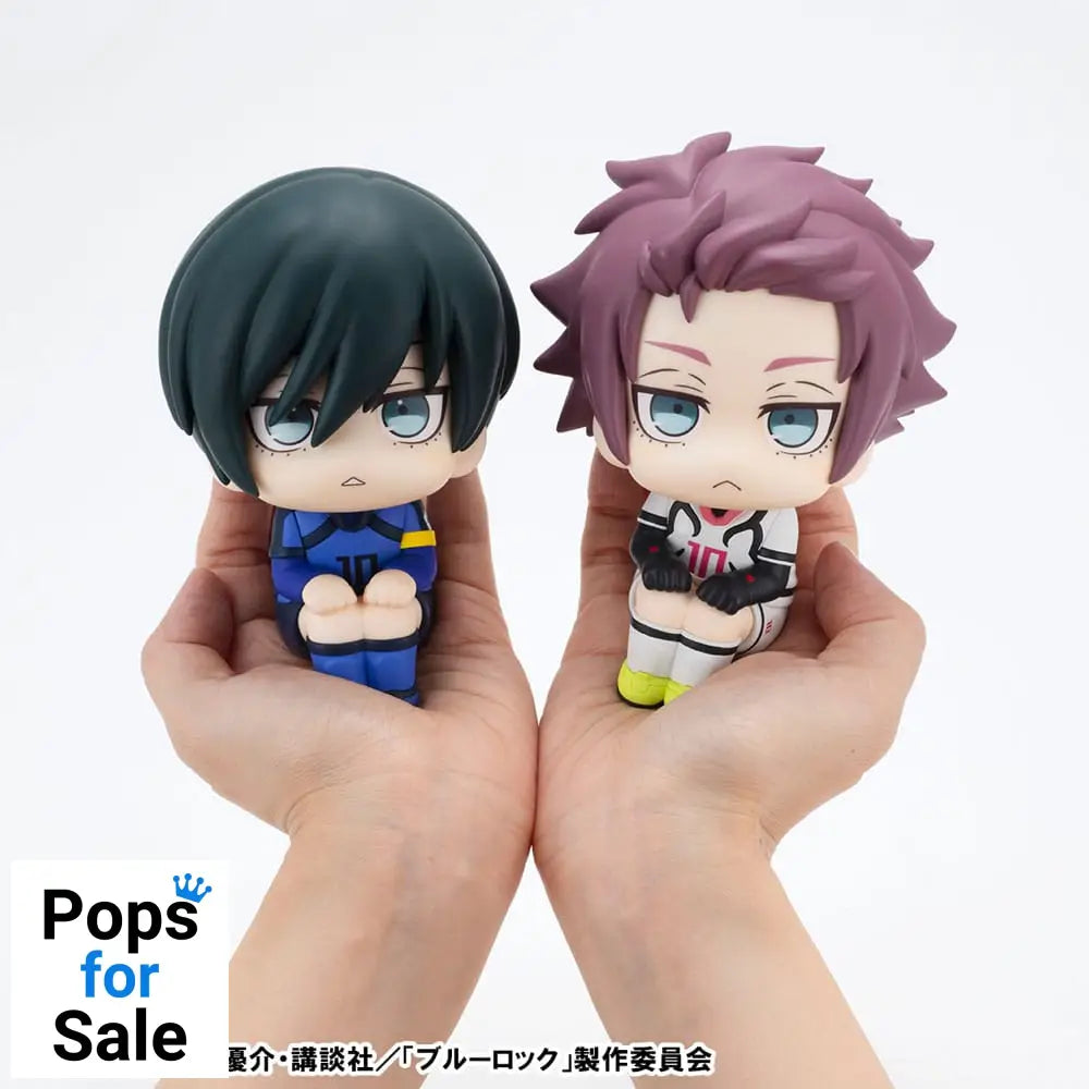 Blue Lock Look Up PVC Statue Rin Itoshi & Sae Itoshi Japanese National Player Match Ver. 11 cm (with gift) Statues