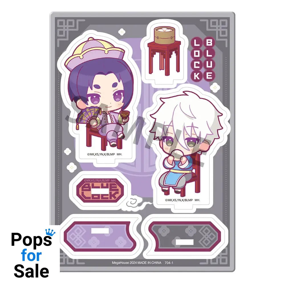 Blue Lock The Movie Acrylic Stand Buddycolle Episode Nagi A: Seishiro Nagi & Reo Mikage Yumcha Ver. 14 cm