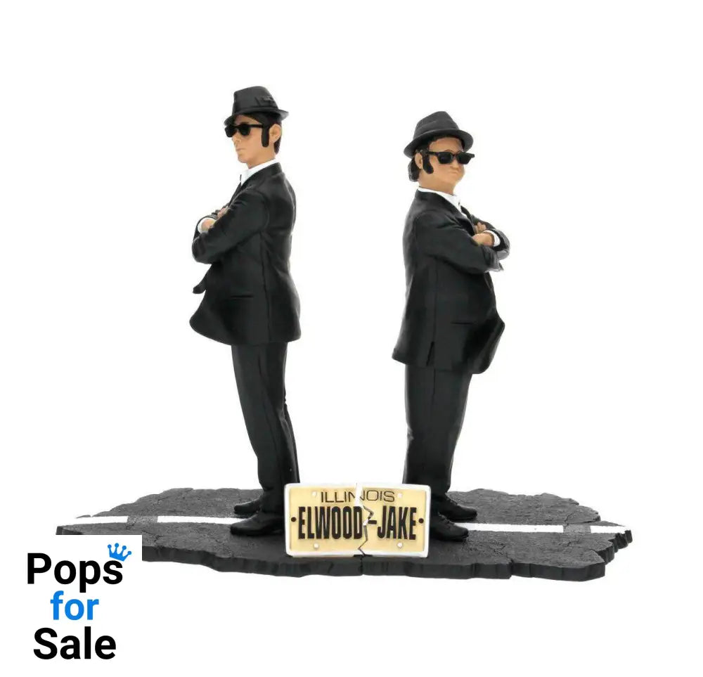 Blues Brothers Movie Icons Statue 2-Pack Jake & Elwood 18 cm