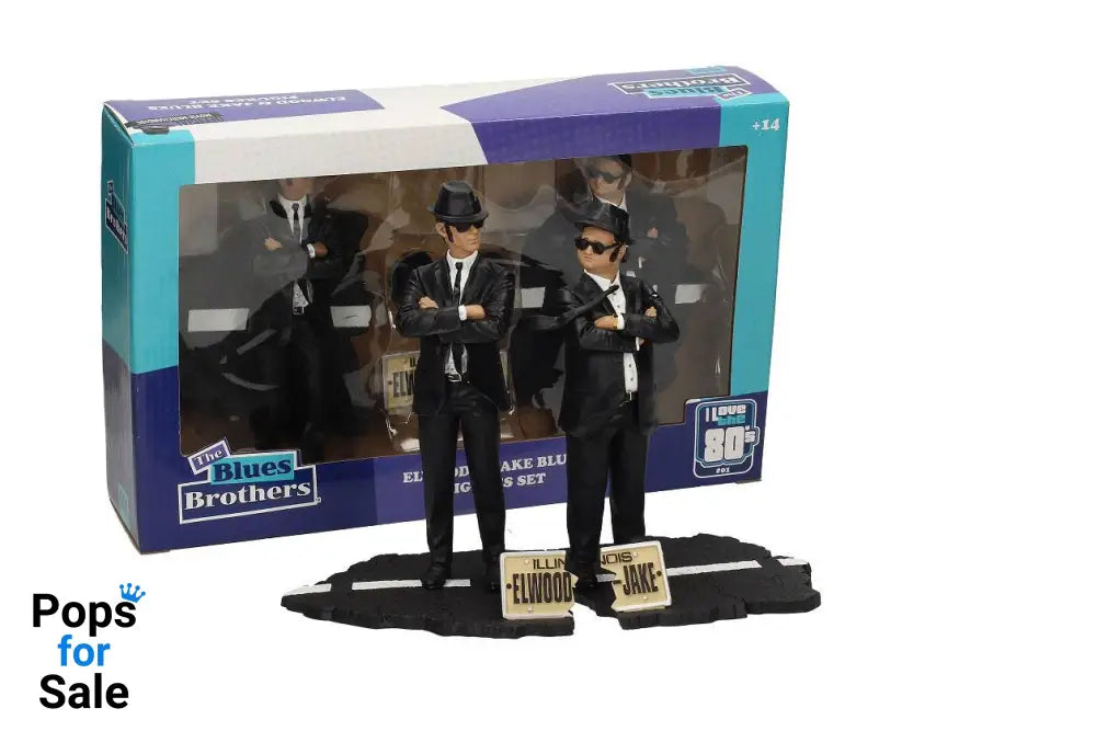 Blues Brothers Movie Icons Statue 2-Pack Jake & Elwood 18 cm