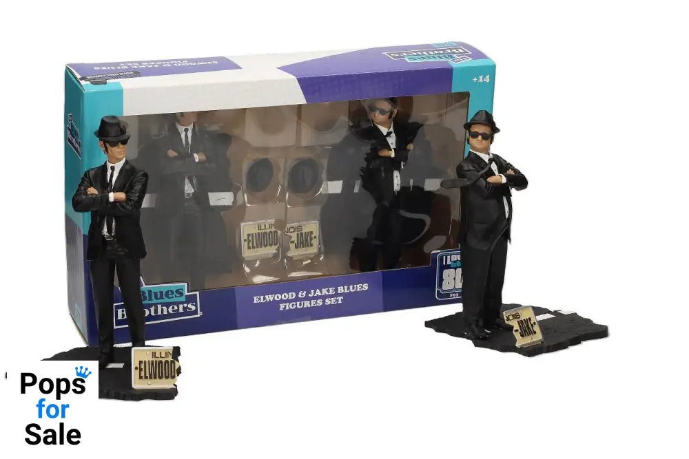 Blues Brothers Movie Icons Statue 2-Pack Jake & Elwood 18 cm