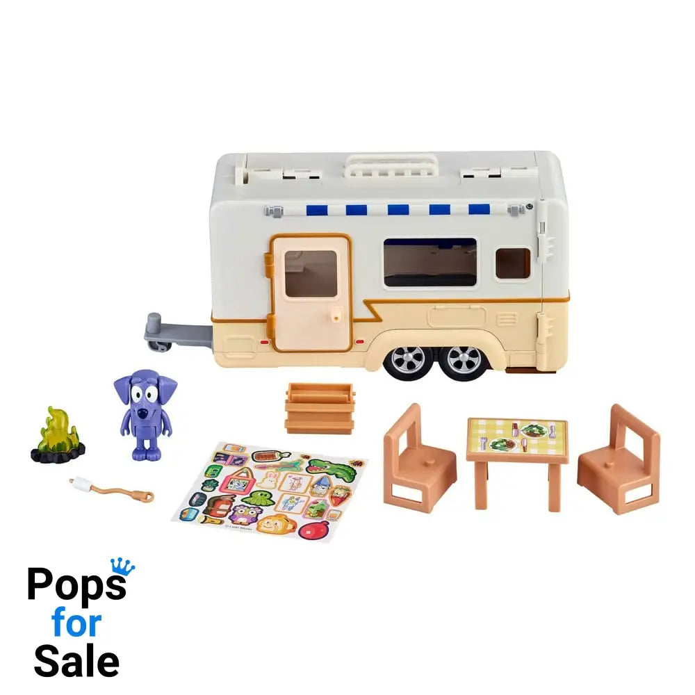 Bluey Action Figure with Vehicle Bluey Caravan Action figures