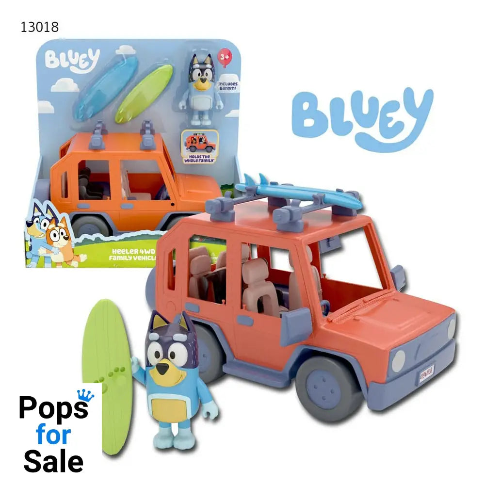 Bluey Action Figure with Vehicle Bluey Family Cruiser