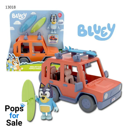 Bluey Action Figure with Vehicle Bluey Family Cruiser