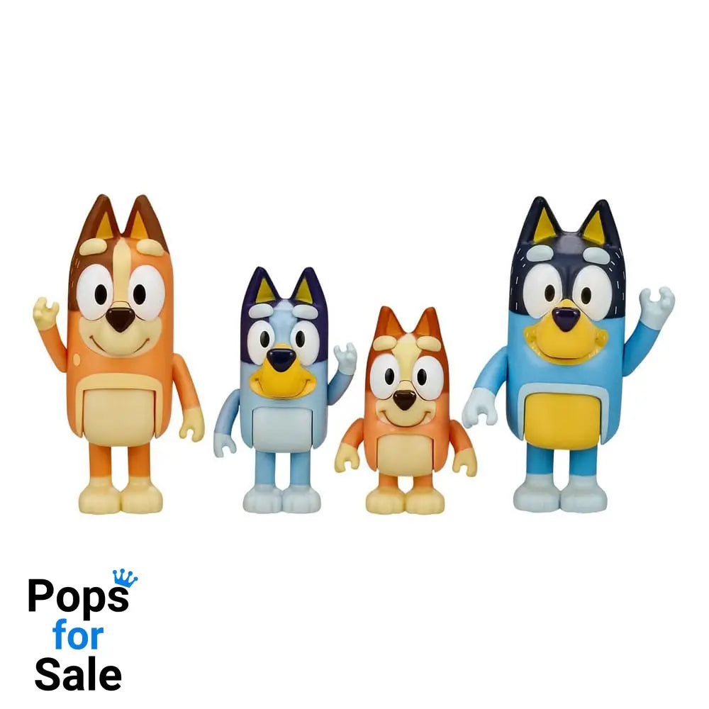 Bluey Action Figures 4-Pack Action figures