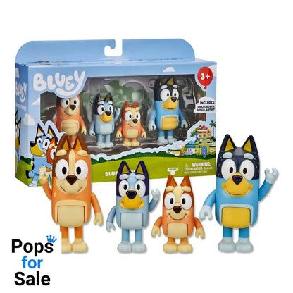Bluey Action Figures 4-Pack