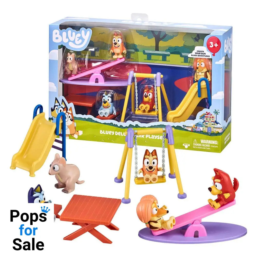 Bluey Mini Figure Playset Bluey Deluxe playground