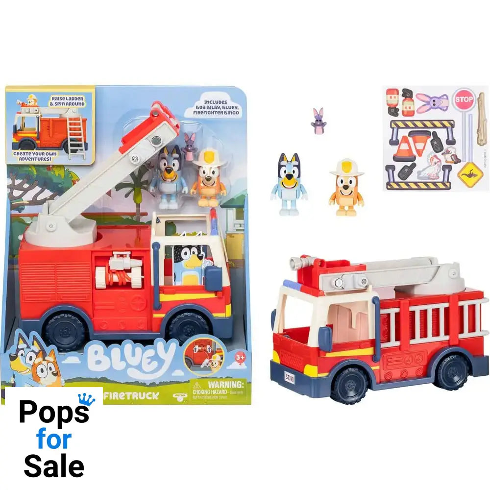 Bluey Mini Figure Playset Bluey Firedruck