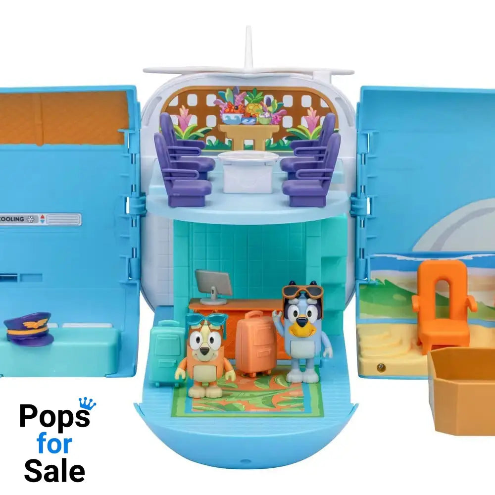 Bluey Mini Figure Playset Bluey Holiday 3in1 Set