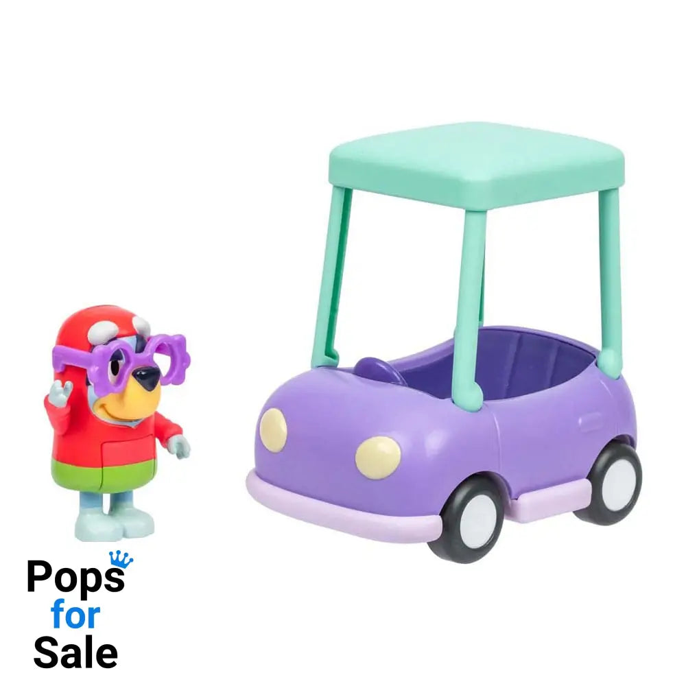 Bluey  Mini Figure Playset Janet & Granny Car