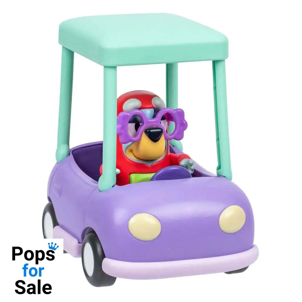 Bluey  Mini Figure Playset Janet & Granny Car