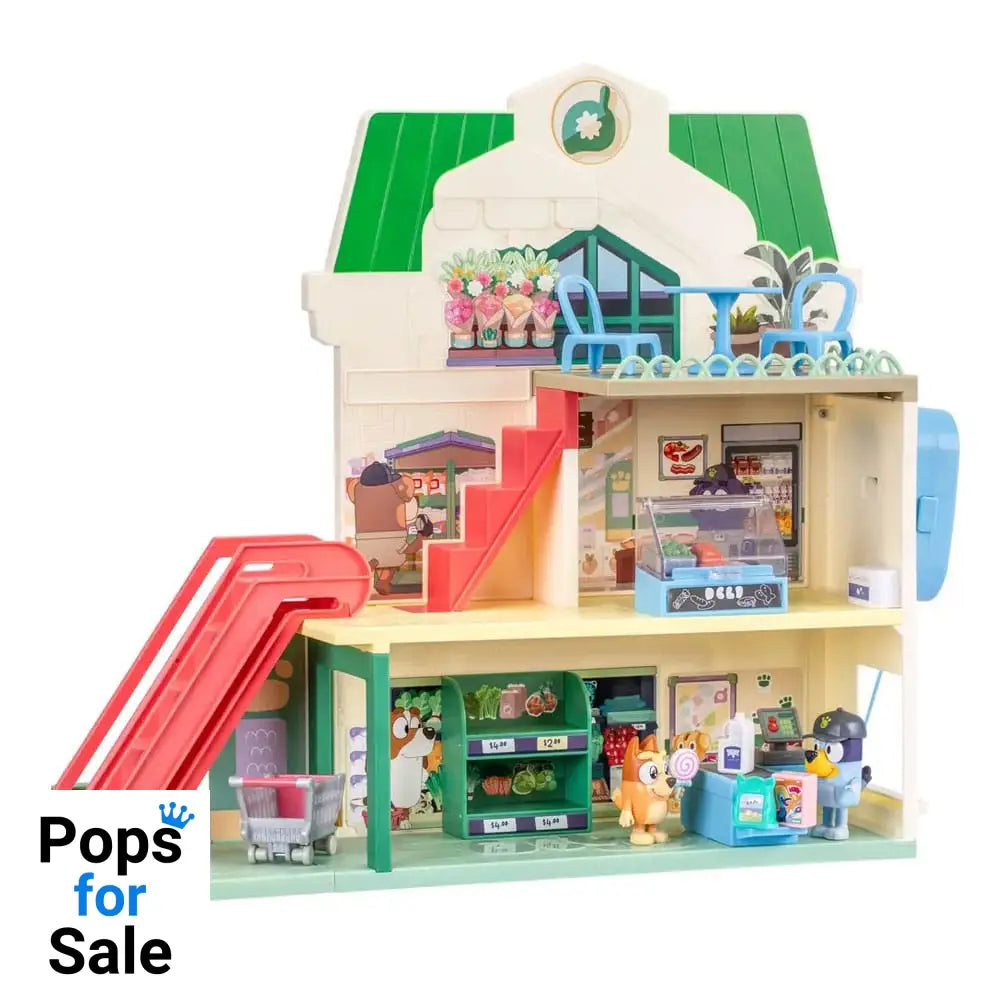 Bluey Mini Figure Playset Bluey Let's Play Chef Supermarket