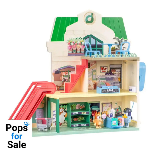 Bluey Mini Figure Playset Bluey Let’s Play Chef Supermarket Mini-figures