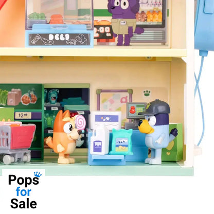 Bluey Mini Figure Playset Bluey Let's Play Chef Supermarket