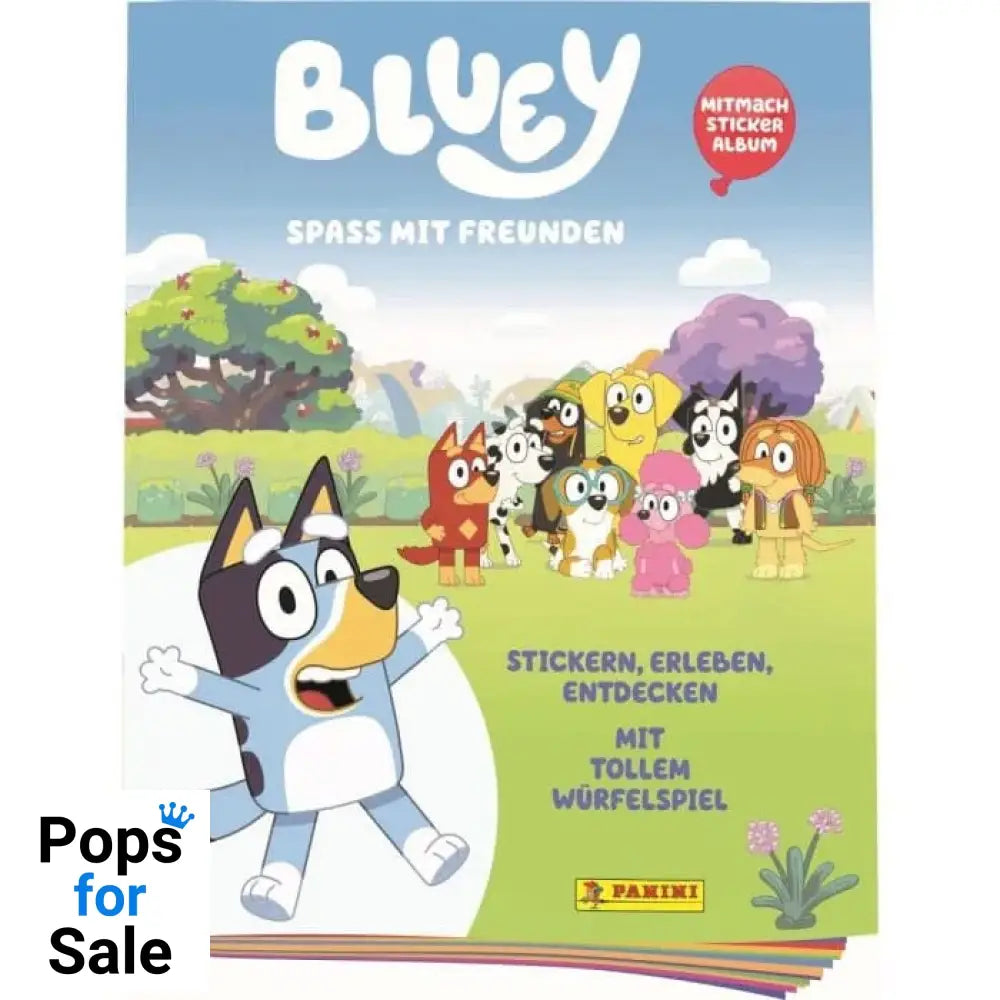 Bluey Spaß mit Freunden Sticker Collection Album *German Version*