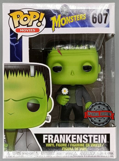 #607 Frankenstein (w/ Flower) - Universal Monster - Horror - Box Damaged Funko POP