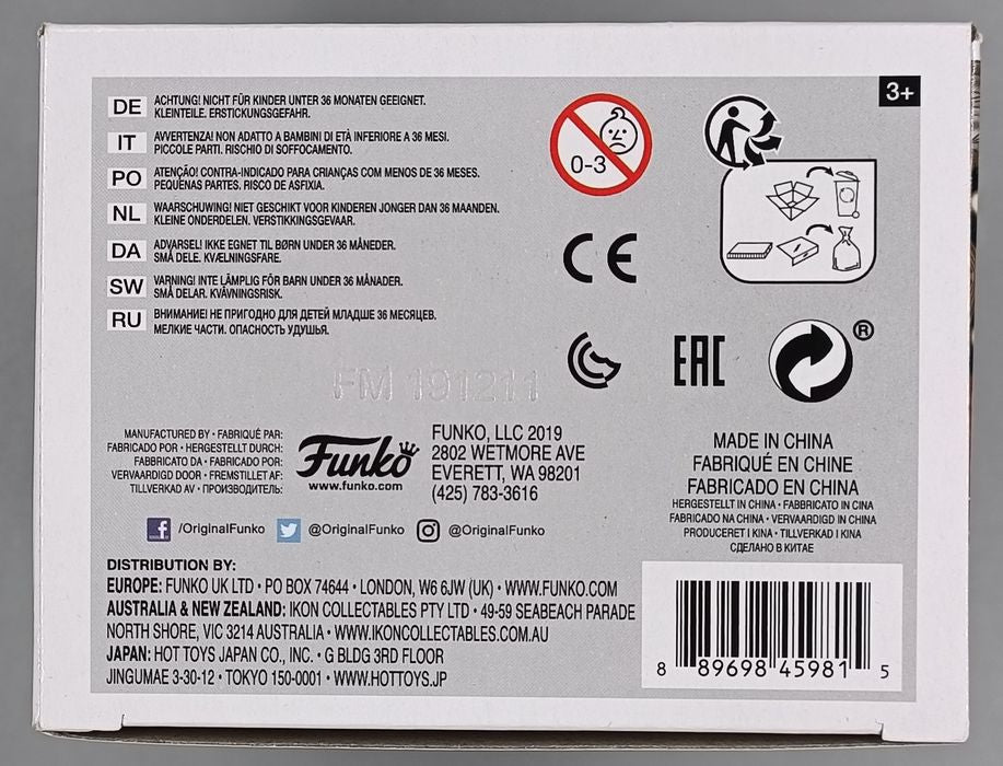 145 The Number of the Beast Eddie - Iron Maiden Funko POP - Box Damaged