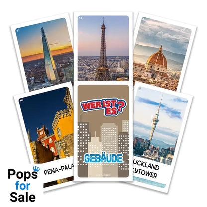 Board Game Guess Who Berühmte Gebäude *German Version* Board games and accessories